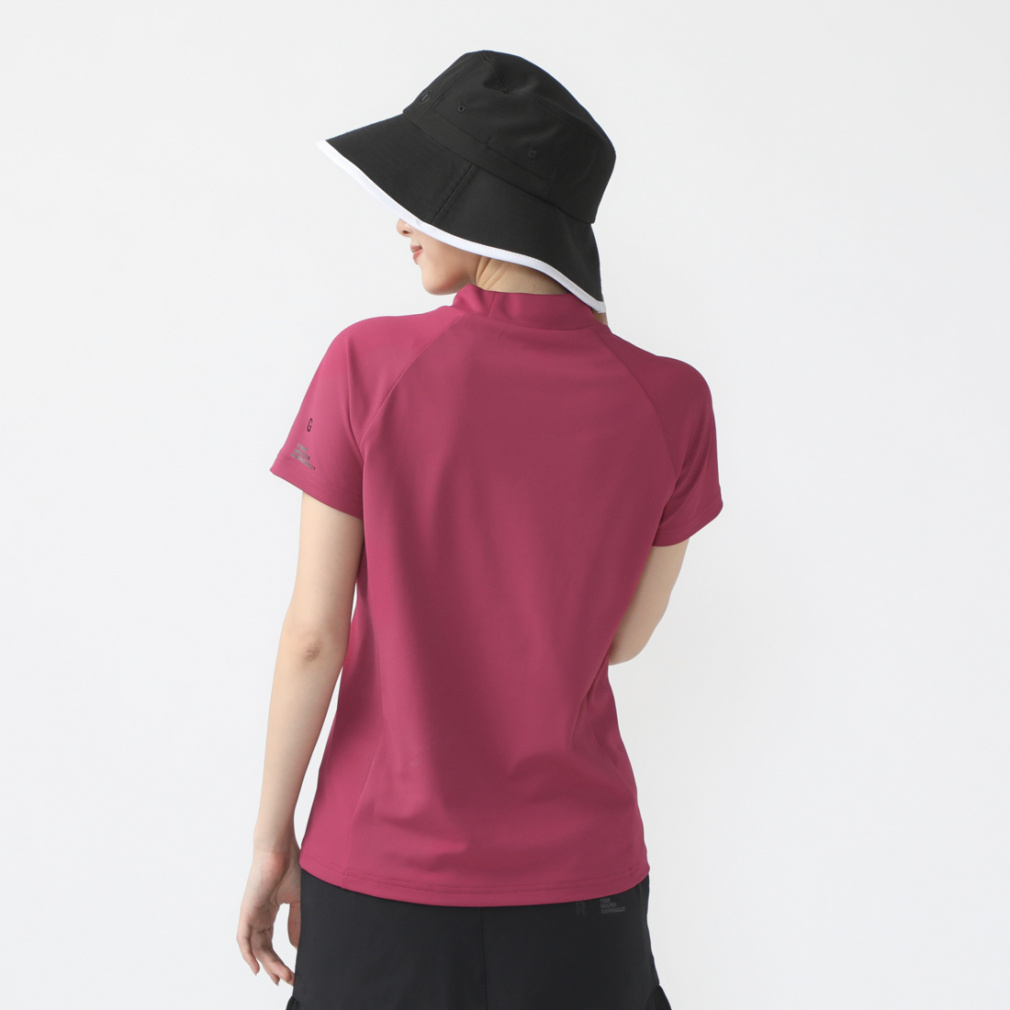 TIGORA Women's Golf Wear Byokan(R) Quick-Dry Mock Shirt TR-1H2104H