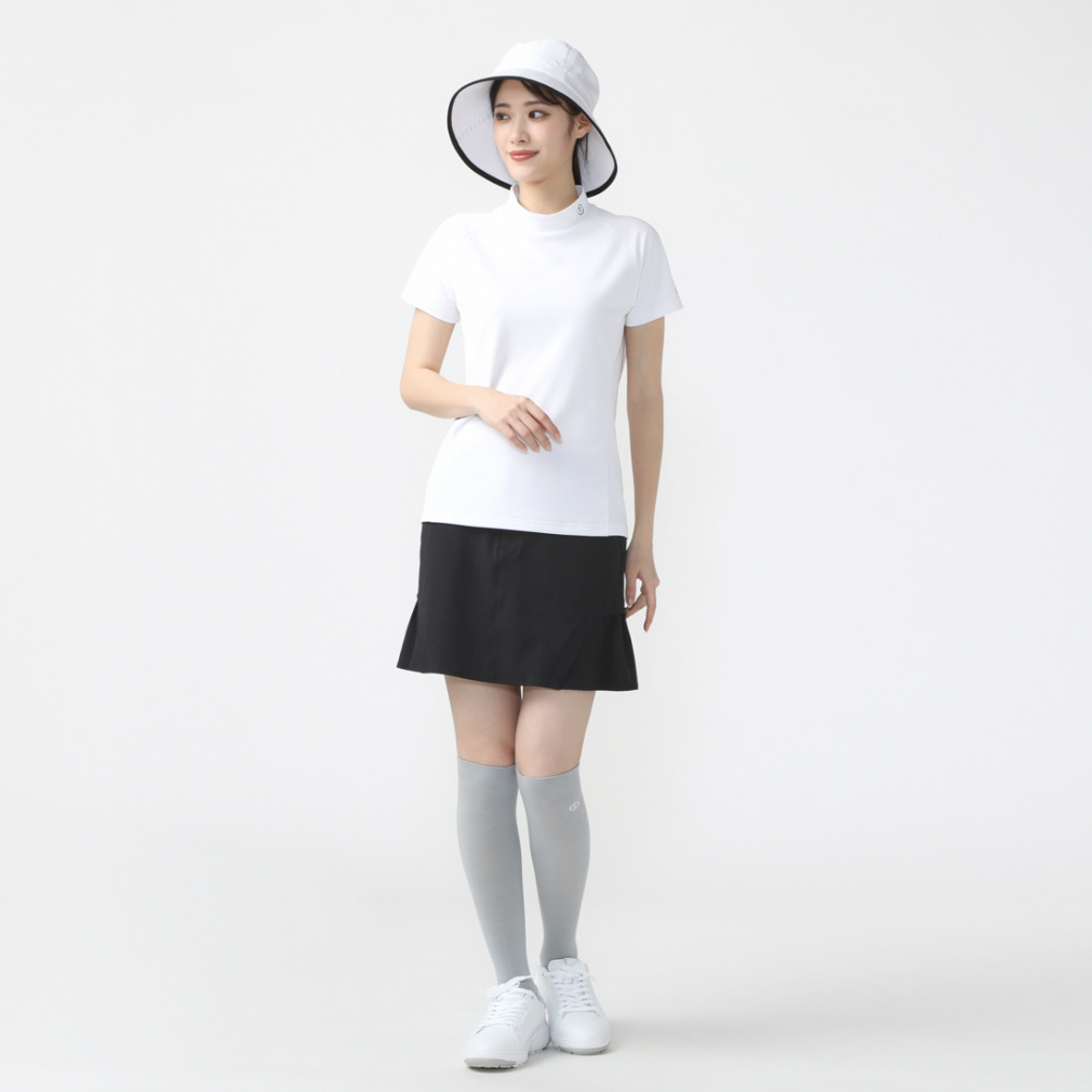 TIGORA Women's Golf Wear Byokan(R) Quick-Dry Mock Shirt TR-1H2104H
