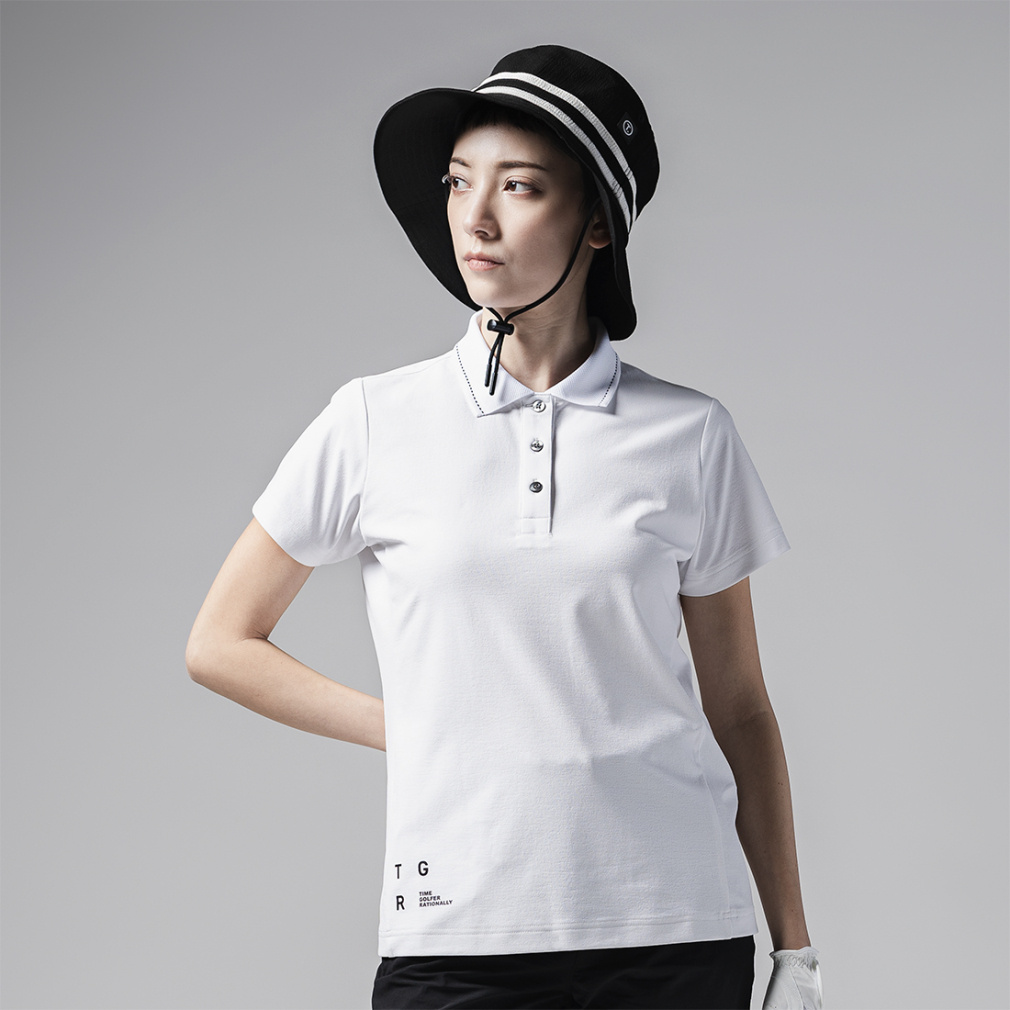TIGORA Women's Golf Apparel T. SOLOTEX(R) Fabric Polo Shirt TR-1H2235P
