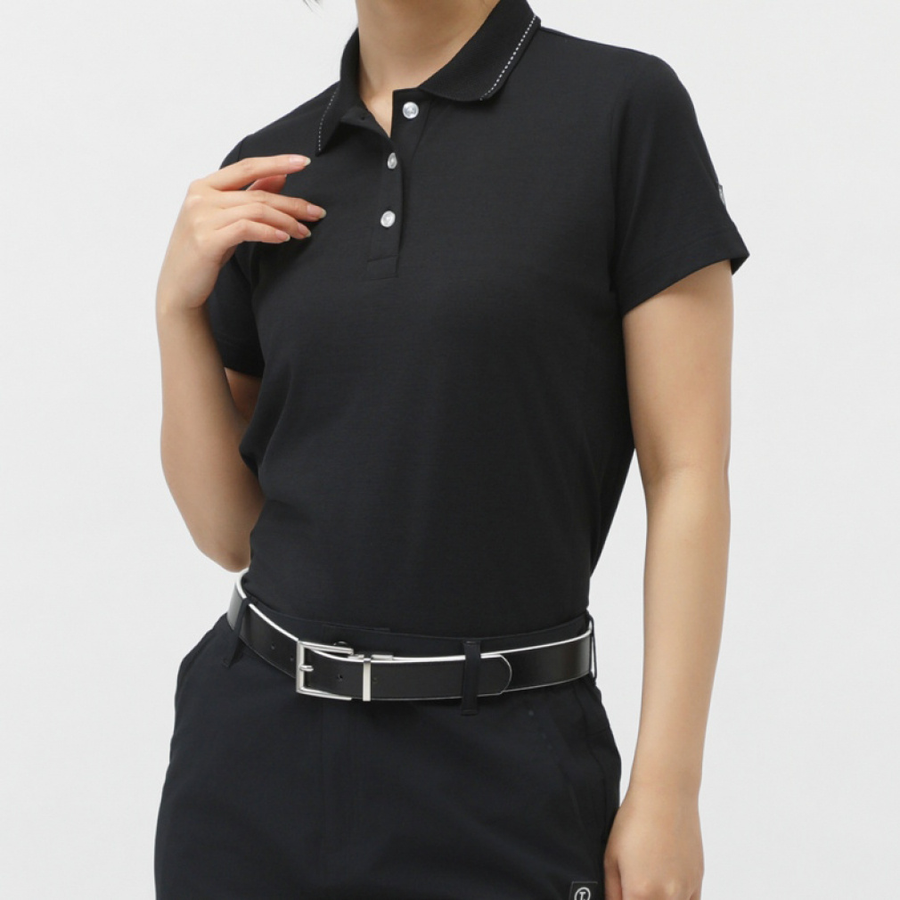 TIGORA Women's Golf Apparel T. SOLOTEX(R) Fabric Polo Shirt TR-1H2235P