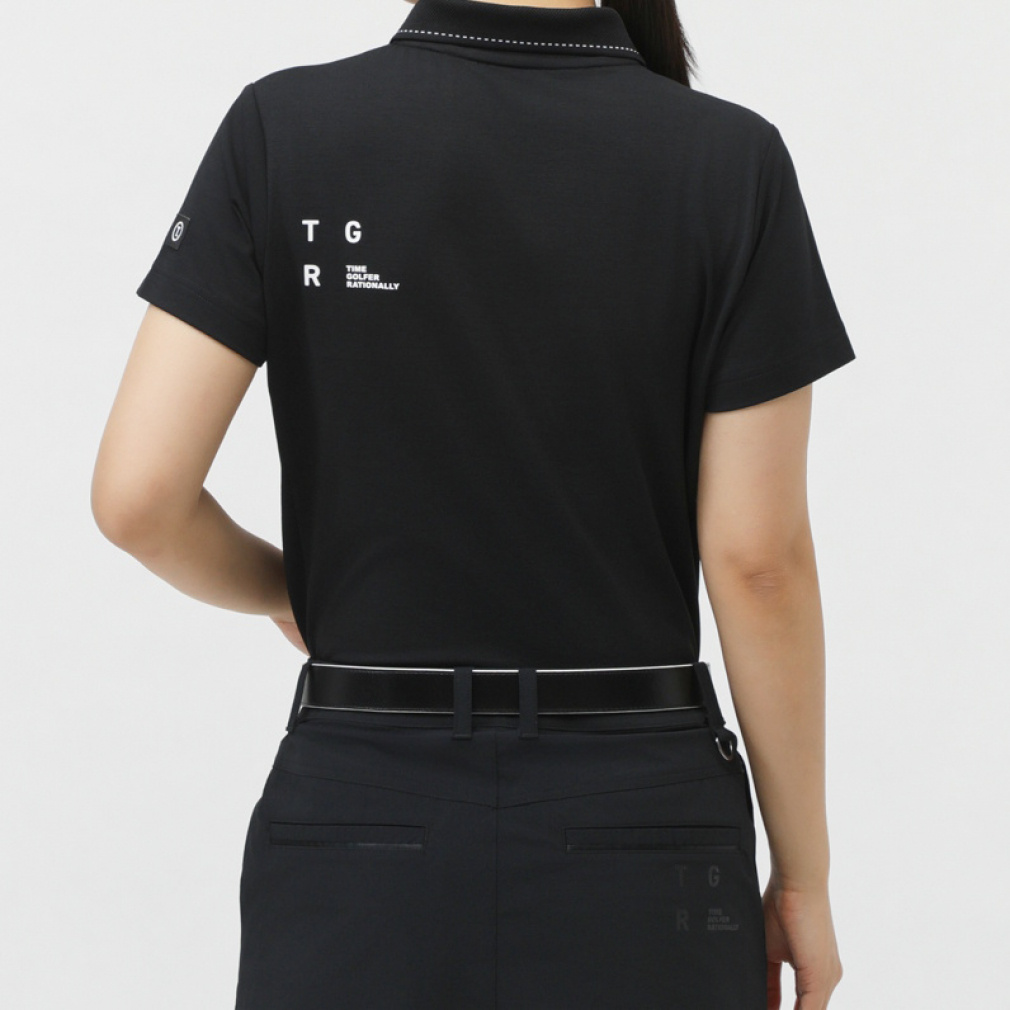 TIGORA Women's Golf Apparel T. SOLOTEX(R) Fabric Polo Shirt TR-1H2235P