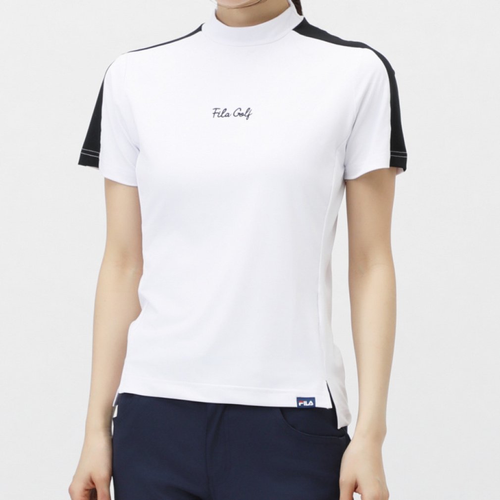 FILA Women's Golf Apparel Mock Neck Shirt 754644