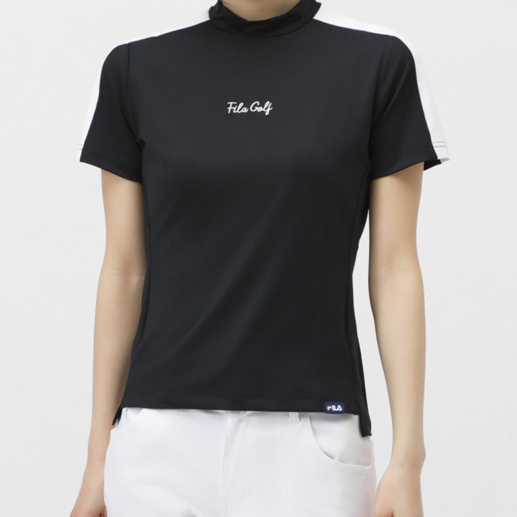 FILA Women's Golf Apparel Mock Neck Shirt 754644