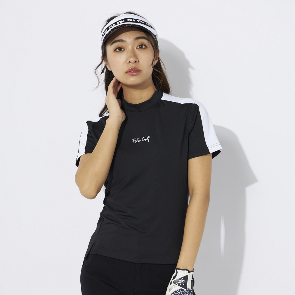 FILA Women's Golf Apparel Mock Neck Shirt 754644