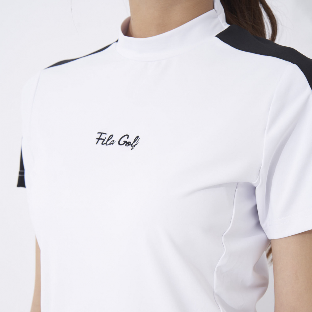 FILA Women's Golf Apparel Mock Neck Shirt 754644