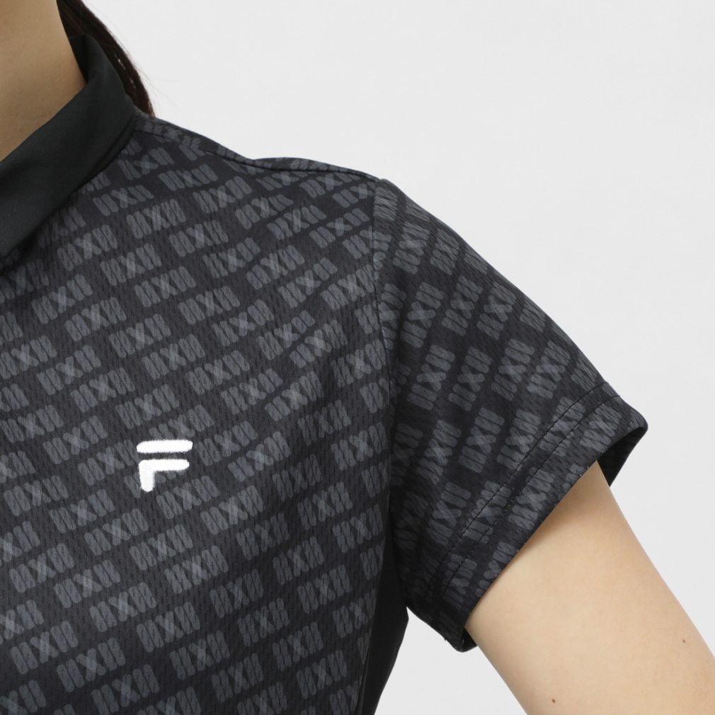 FILA Women's Golf Apparel Mock Neck Shirt 754646