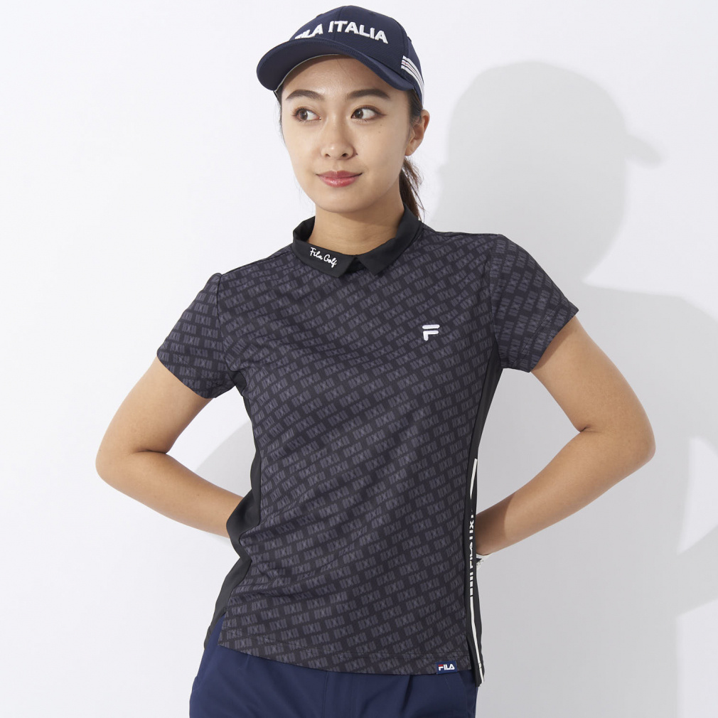 FILA Women's Golf Apparel Mock Neck Shirt 754646