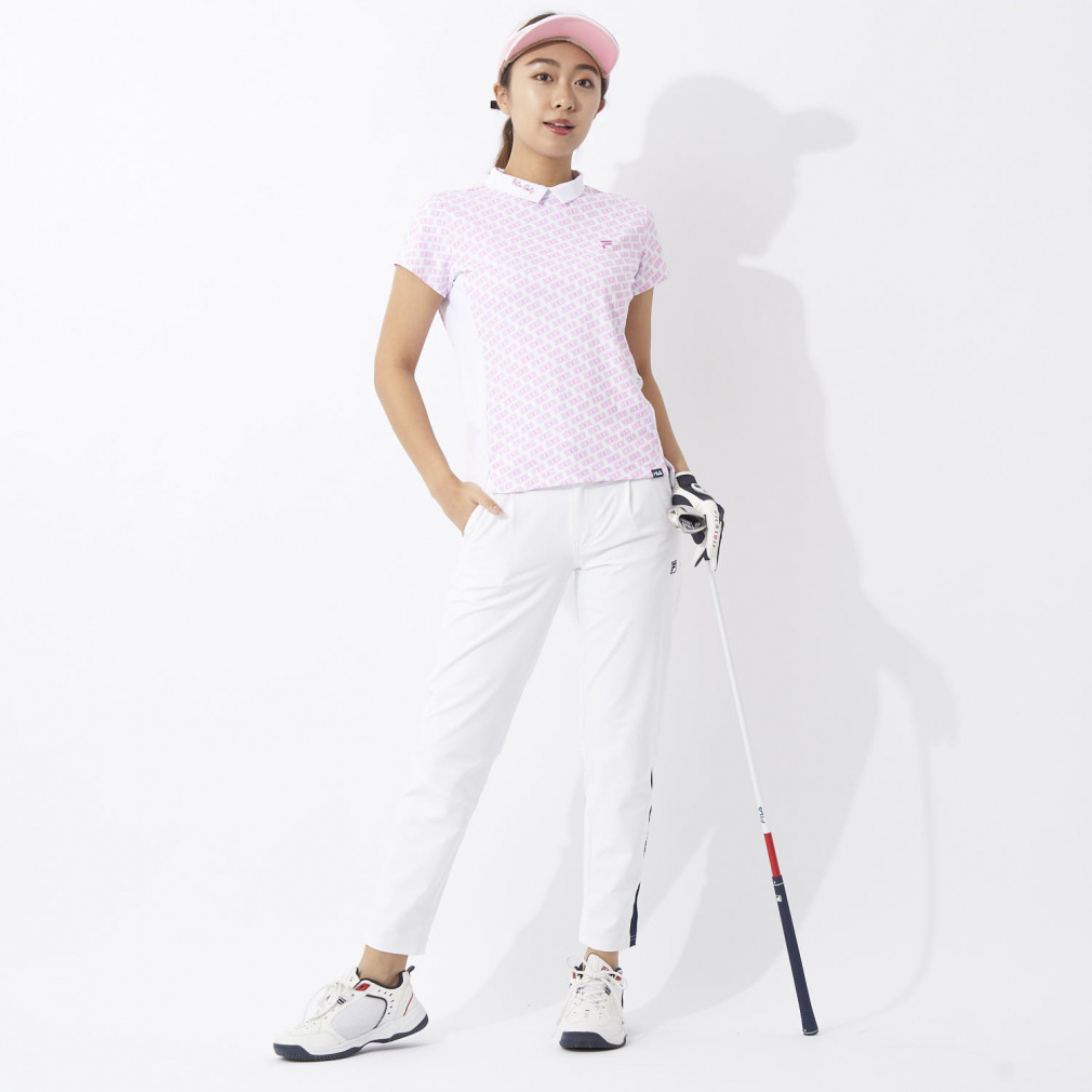 FILA Women's Golf Apparel Mock Neck Shirt 754646