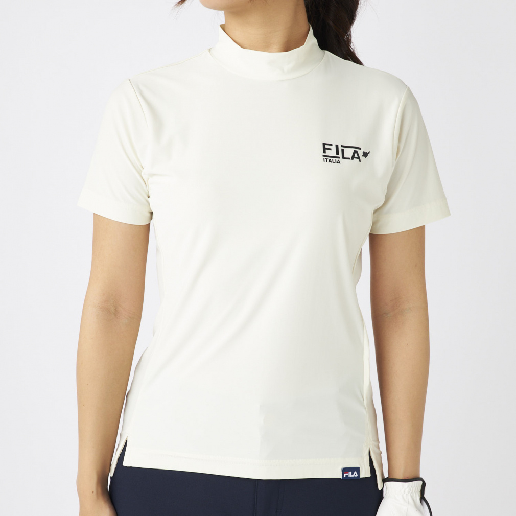 FILA Women's Golf Wear Short Sleeve Mock Neck Shirt 755652