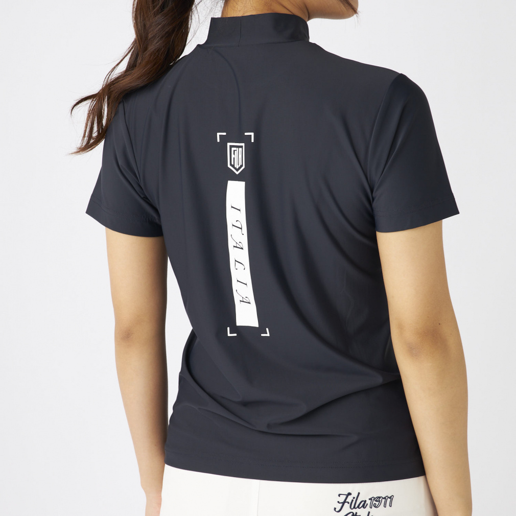 FILA Women's Golf Wear Short Sleeve Mock Neck Shirt 755652