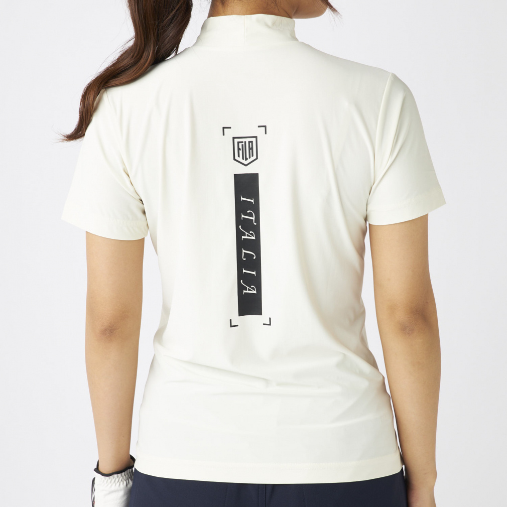 FILA Women's Golf Wear Short Sleeve Mock Neck Shirt 755652