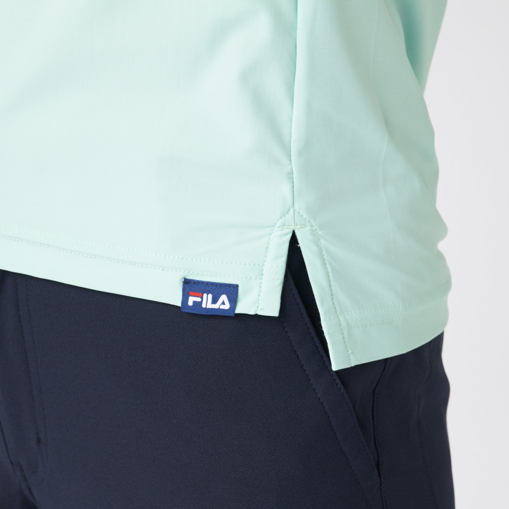 FILA Women's Golf Wear Short Sleeve Mock Neck Shirt 755652