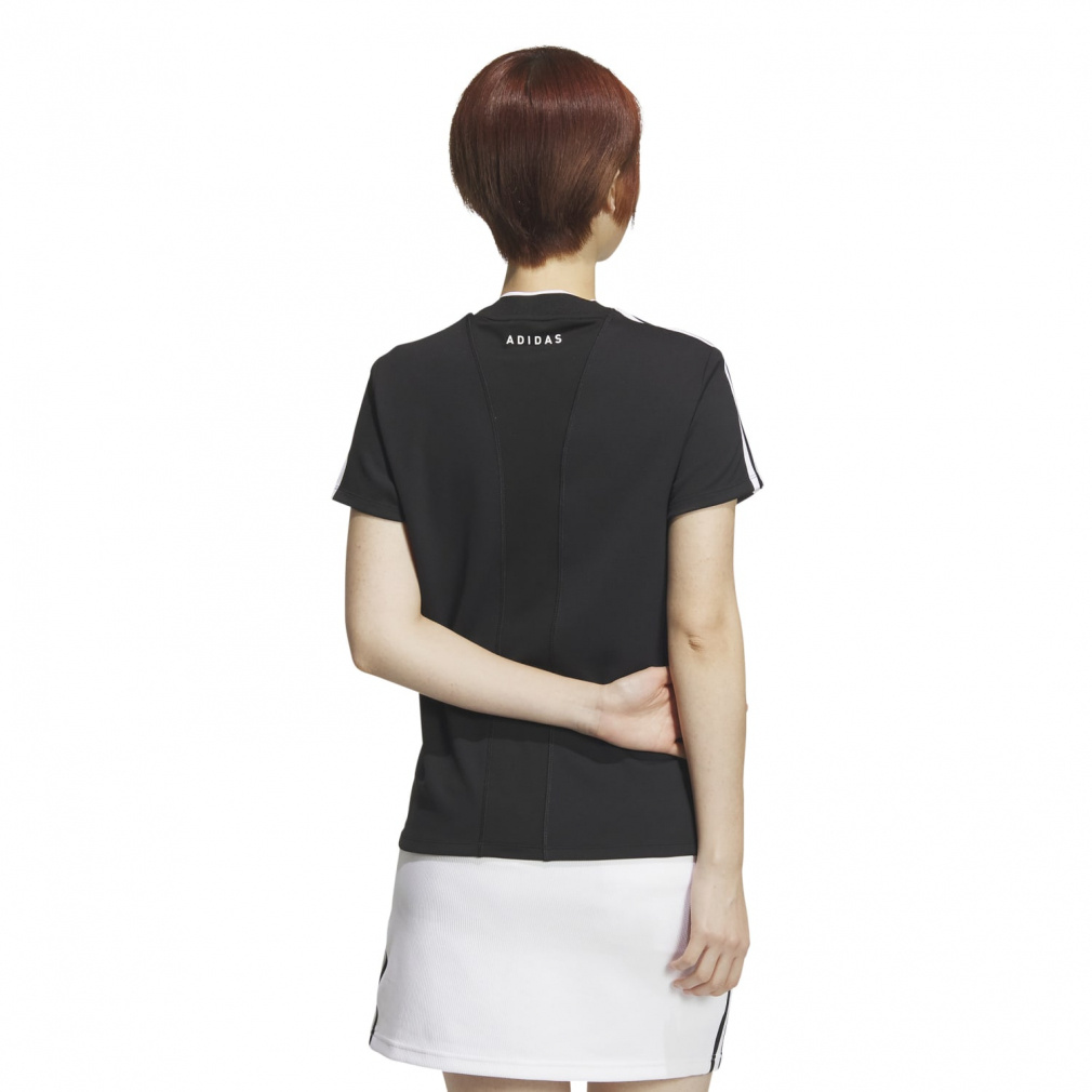 adidas Women's Golf Wear 3-Stripes Mesh Vent Mock IKK64