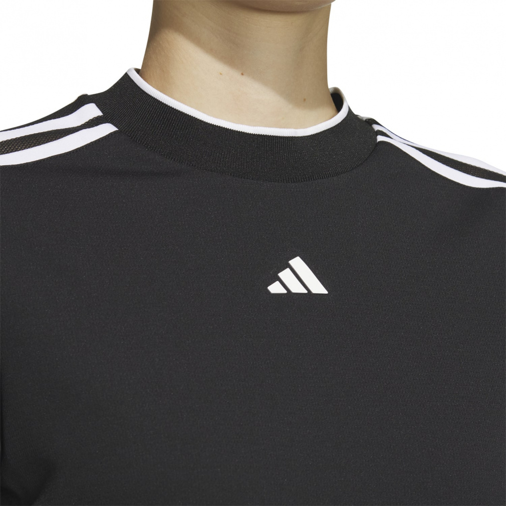 adidas Women's Golf Wear 3-Stripes Mesh Vent Mock IKK64