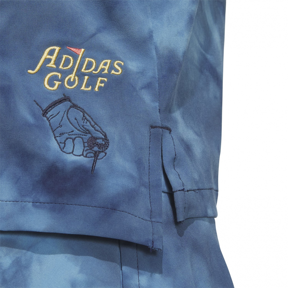 adidas Women's Golf Wear PLAYGREEN Tie-Dye Print Relaxed Shirt IKK57