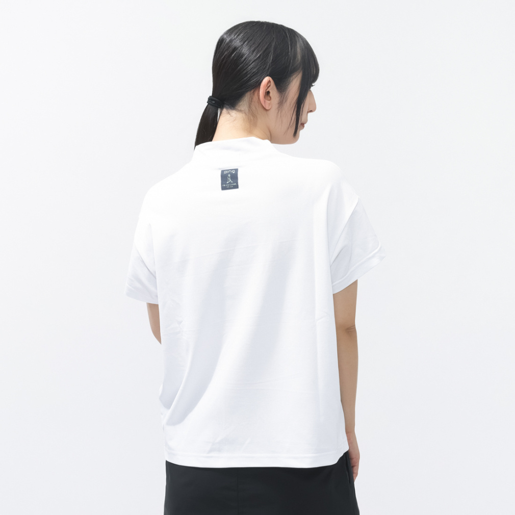 PING Women's Golf Apparel Applique Short Sleeve High Neck Shirt 6226167200