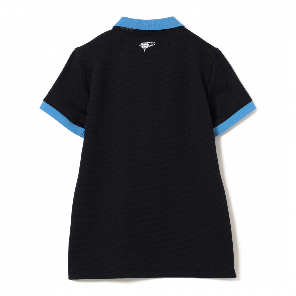 BEAMS GOLF Women's Golf Wear Under Collar Jacquard Polo Shirt 8302005144
