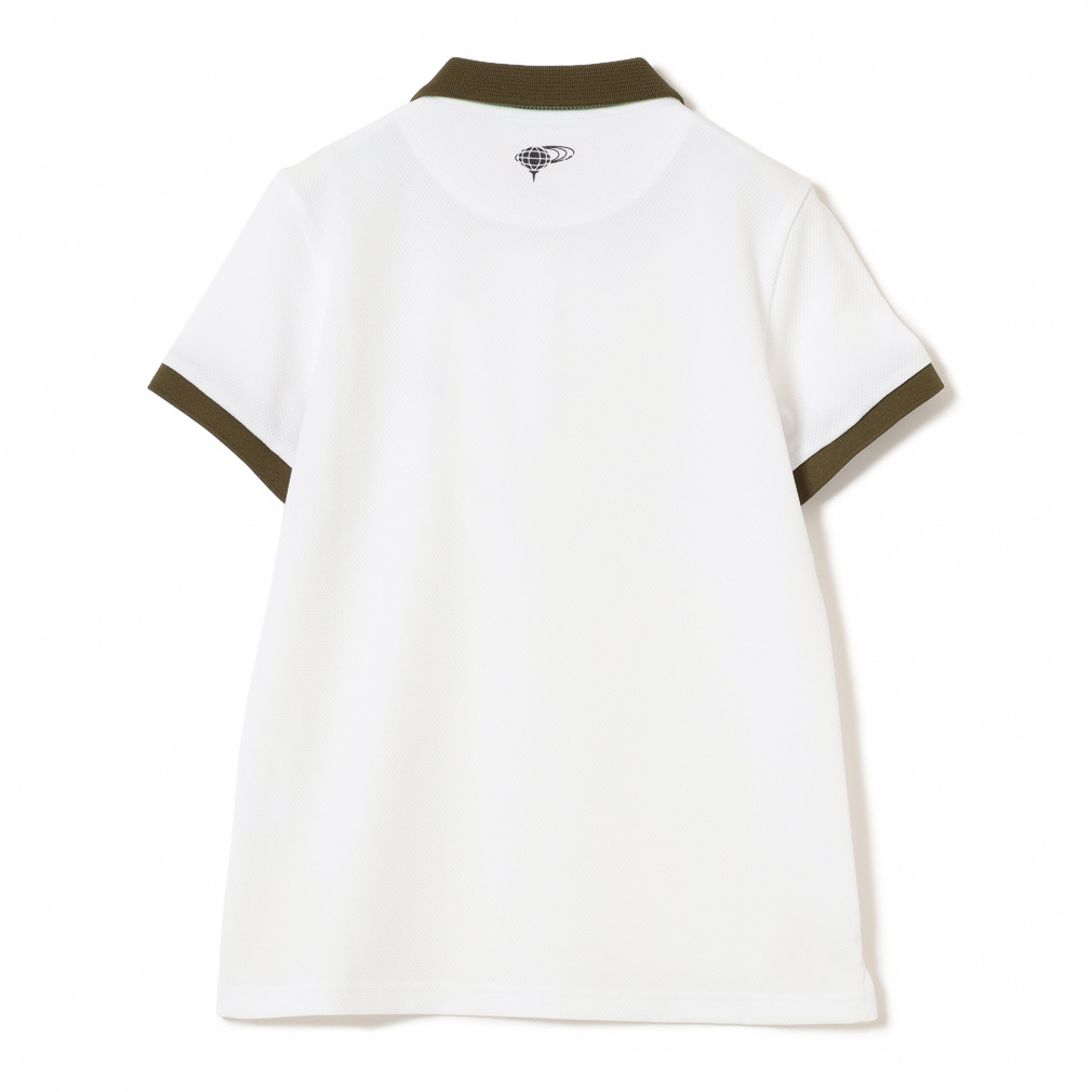 BEAMS GOLF Women's Golf Wear Under Collar Jacquard Polo Shirt 8302005144
