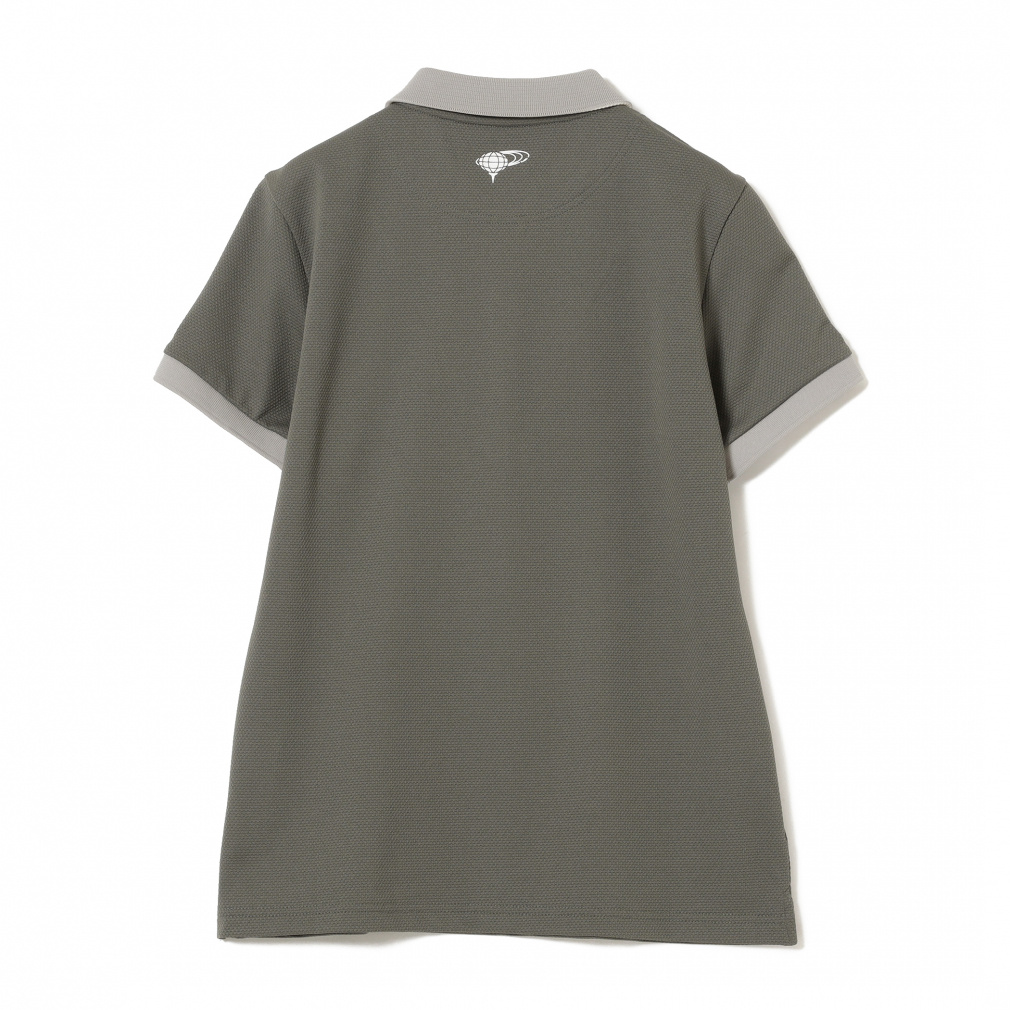 BEAMS GOLF Women's Golf Wear Under Collar Jacquard Polo Shirt 8302005144