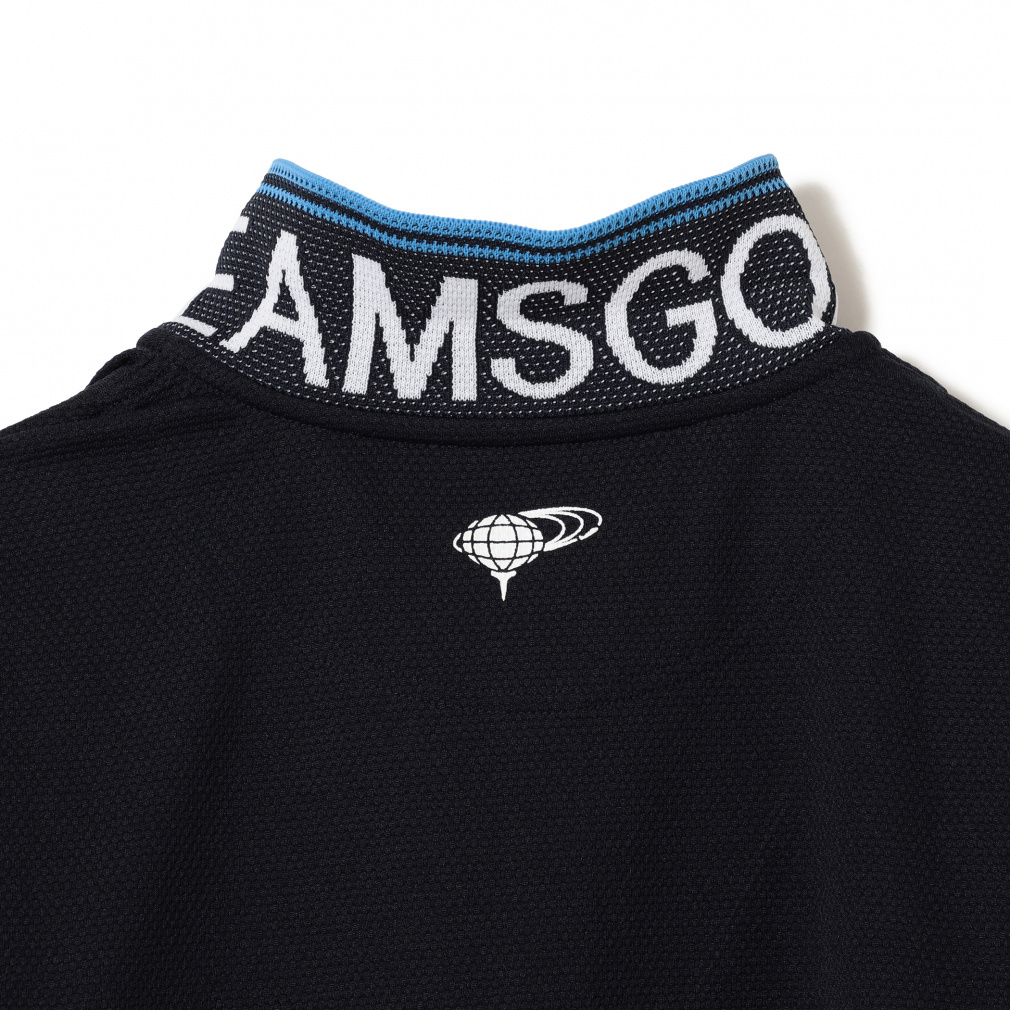 BEAMS GOLF Women's Golf Wear Under Collar Jacquard Polo Shirt 8302005144