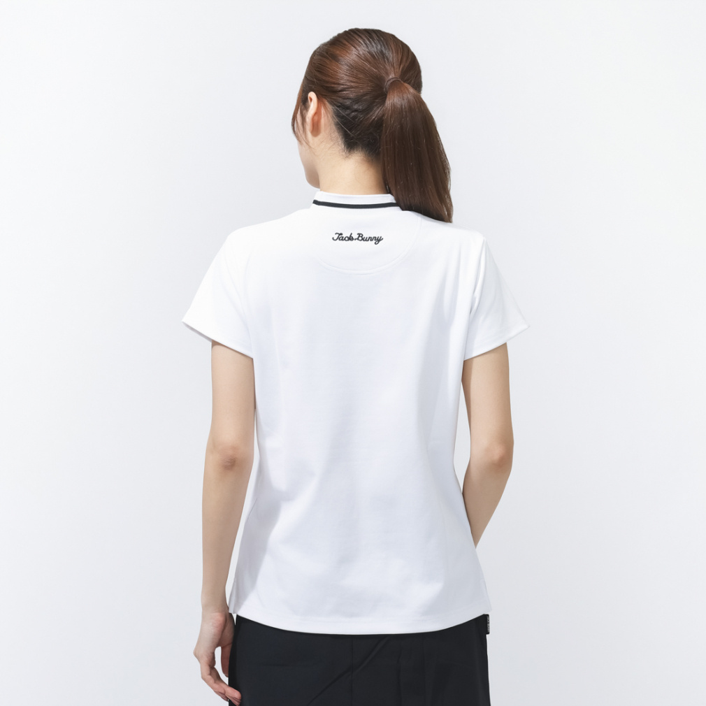 Jack Bunny Women's Golf Apparel GOLF5 Exclusive PE Pique Short Sleeve Mock Neck 2636167362