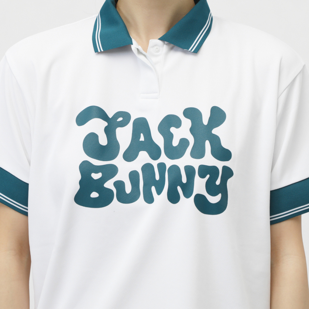 Jack Bunny Women's Golf Apparel Full-Dull Mesh Polo Shirt (Short Sleeve) 2635160516