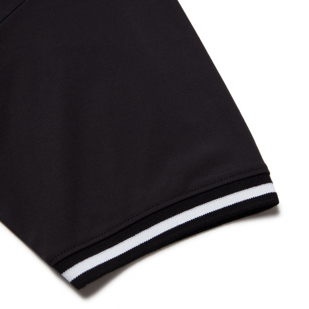 NEW ERA Women's Golf Apparel GFW LINE POLO BLK WHI 14391461