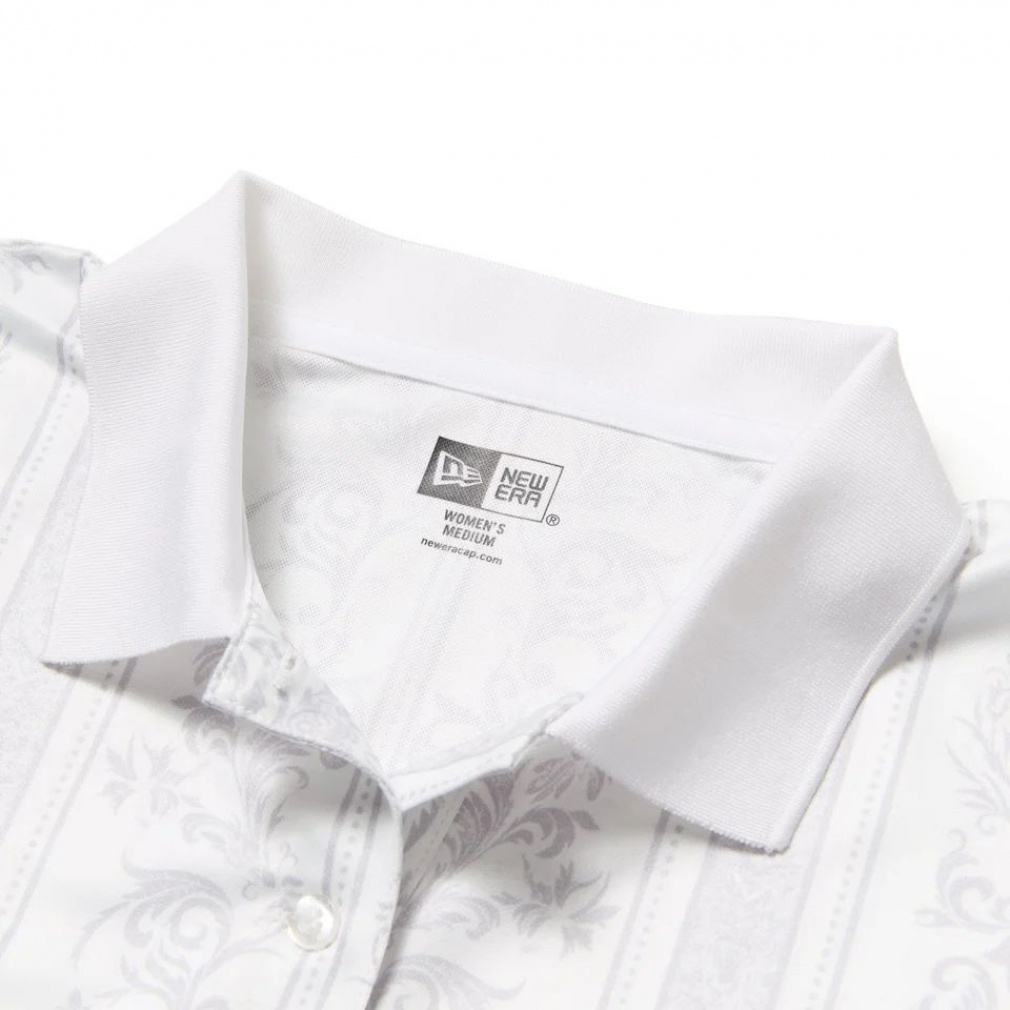 NEW ERA Women's Golf Apparel GFW TECH POLO BANDANA WHI 14391426