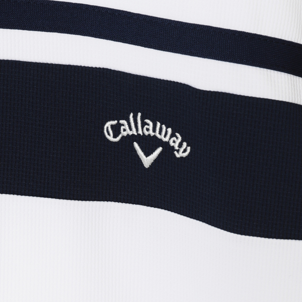 Callaway Women's Golf Apparel Polyester Waffle Short Sleeve Mock Neck Shirt C26134202