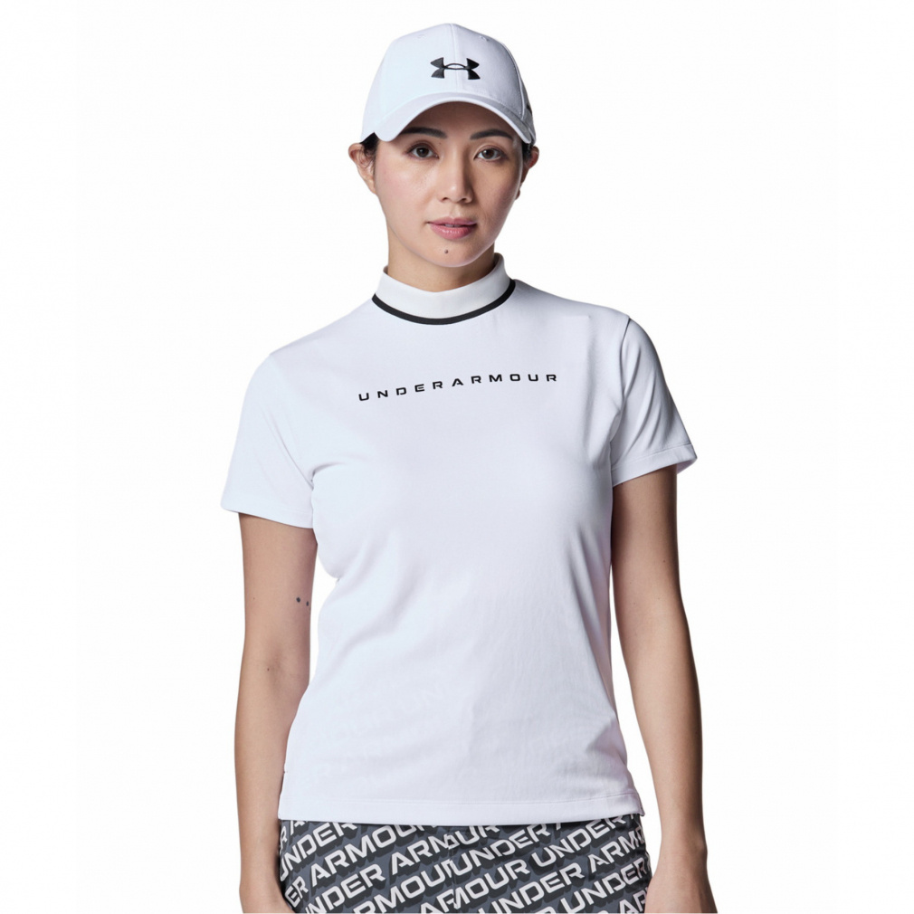 UNDER ARMOUR Women's Golf Apparel UA ArmourDry Short Sleeve Mock Neck Shirt 6001595