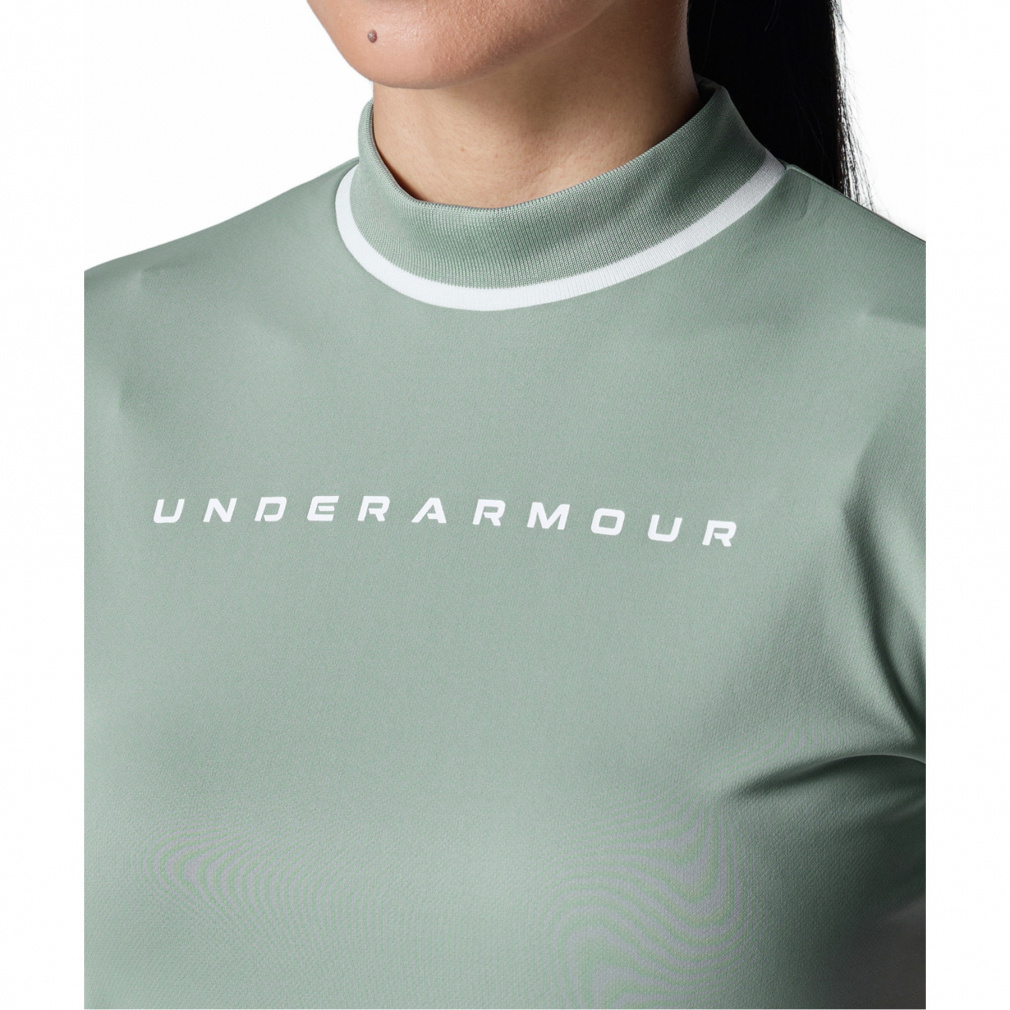 UNDER ARMOUR Women's Golf Apparel UA ArmourDry Short Sleeve Mock Neck Shirt 6001595