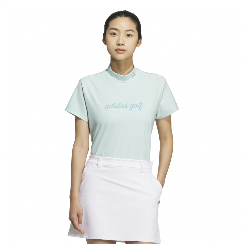 adidas Ladies' Golf Wear HEAT.RDY Stretch Short Sleeve Mock Shirt JWJ93