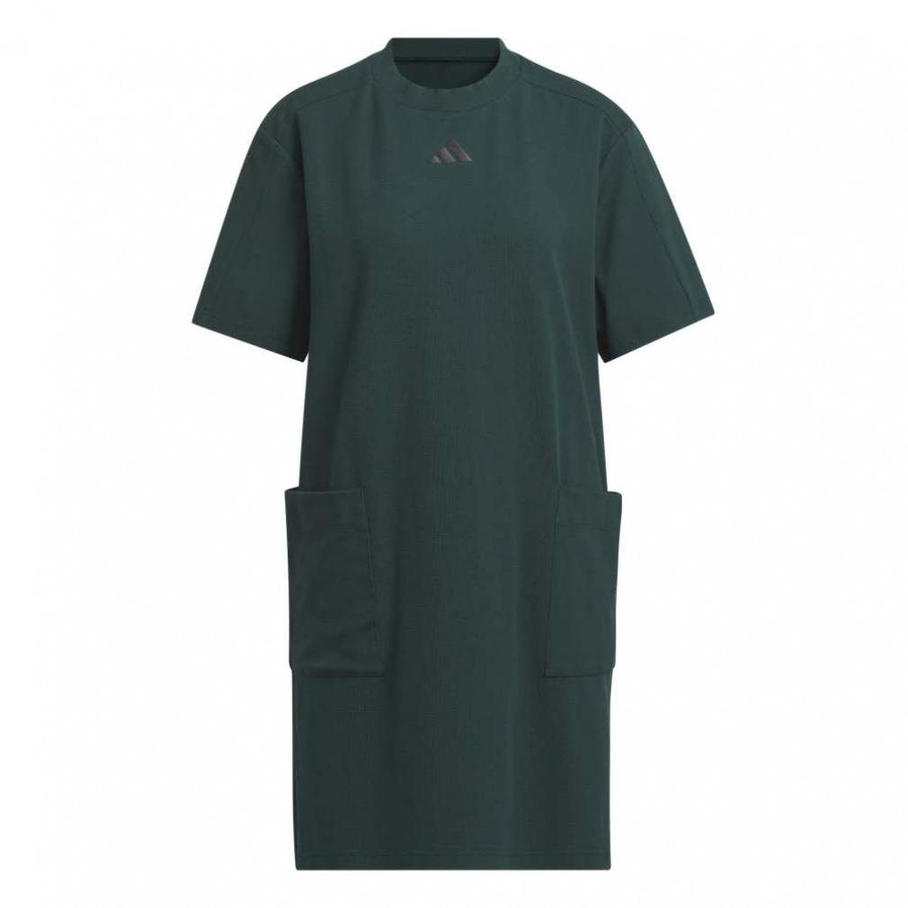 adidas Ladies' Golf Wear Beyond The Course Box Silhouette Short Sleeve Dress JX7058
