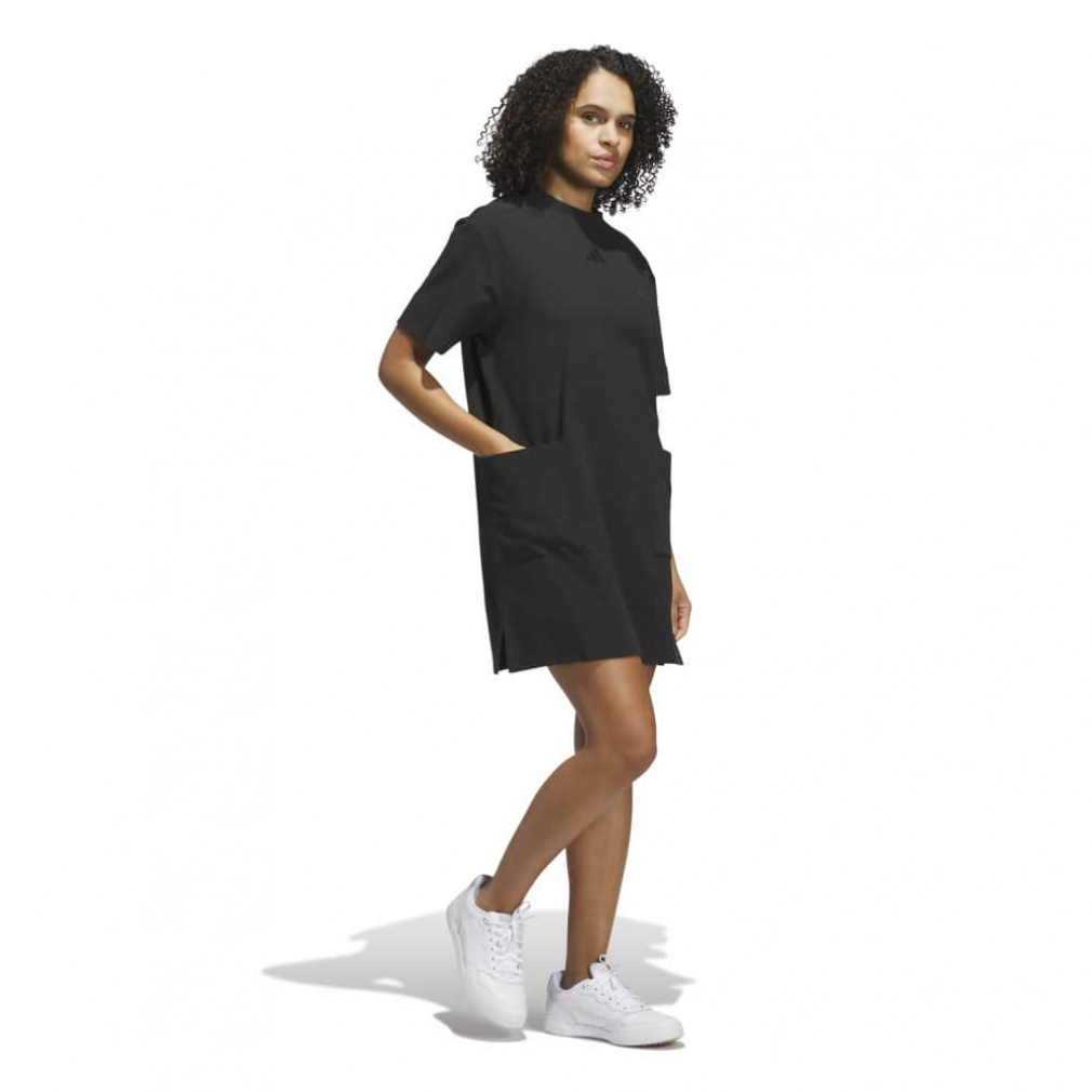 adidas Ladies' Golf Wear Beyond The Course Box Silhouette Short Sleeve Dress JX7058