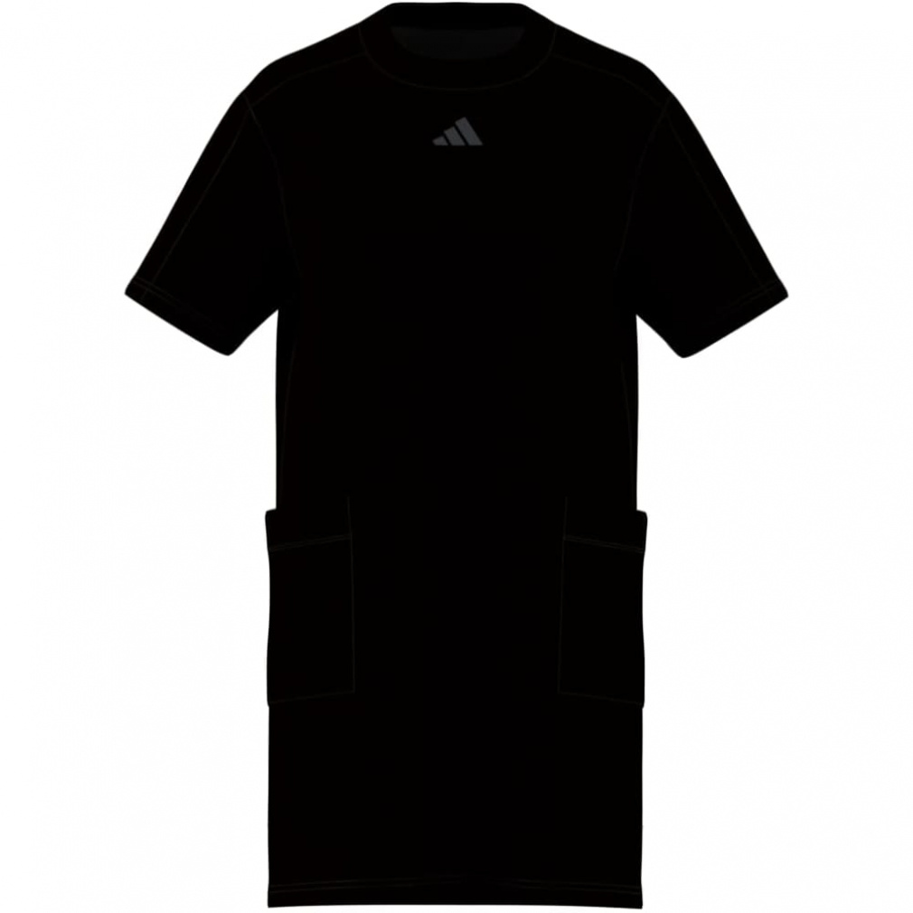 adidas Ladies' Golf Wear Beyond The Course Box Silhouette Short Sleeve Dress JX7058