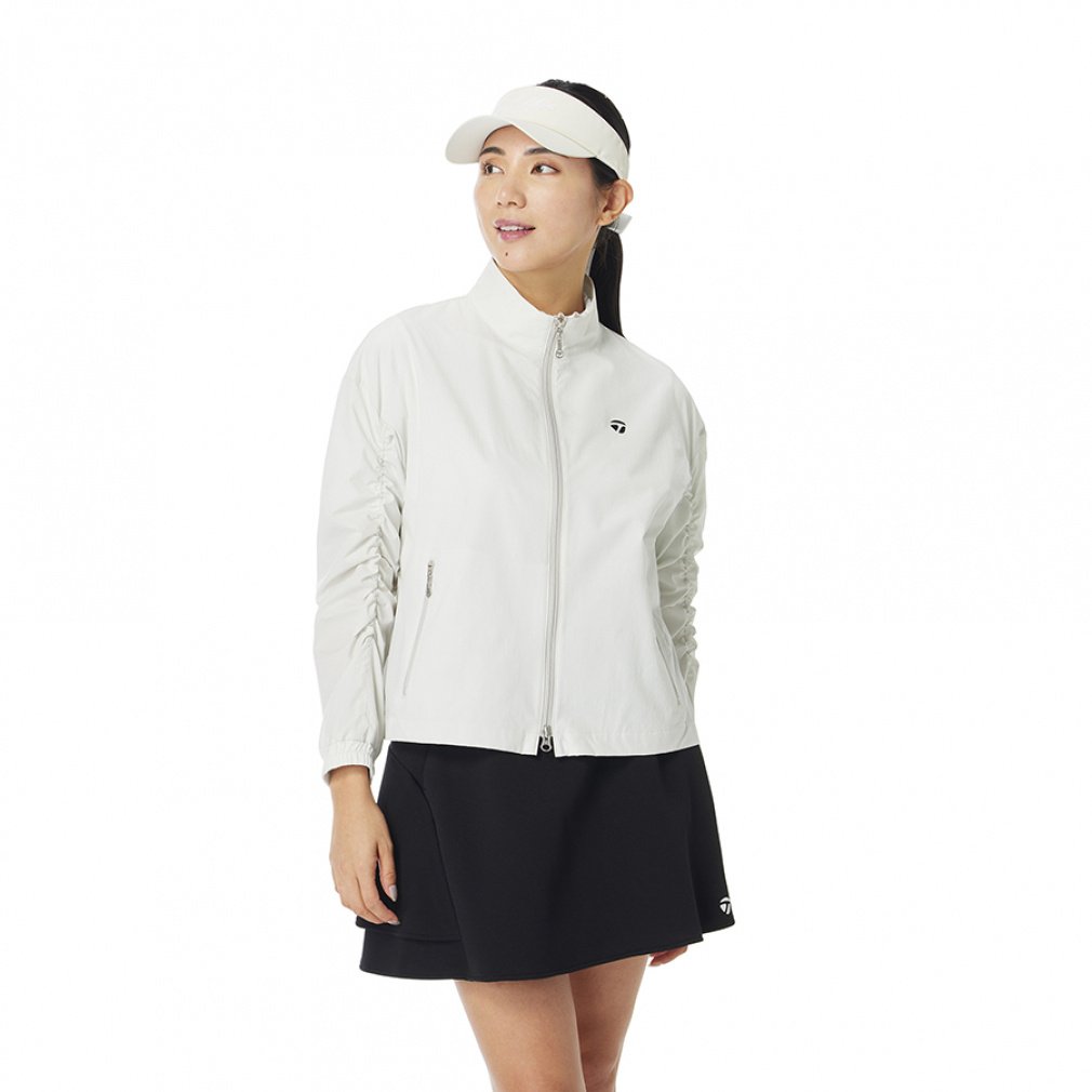 TaylorMade Ladies' Golf Wear Shirring Full-Zip Jacket TL785