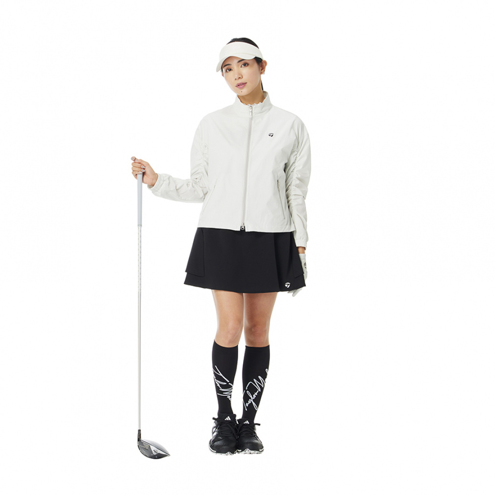 TaylorMade Ladies' Golf Wear Shirring Full-Zip Jacket TL785
