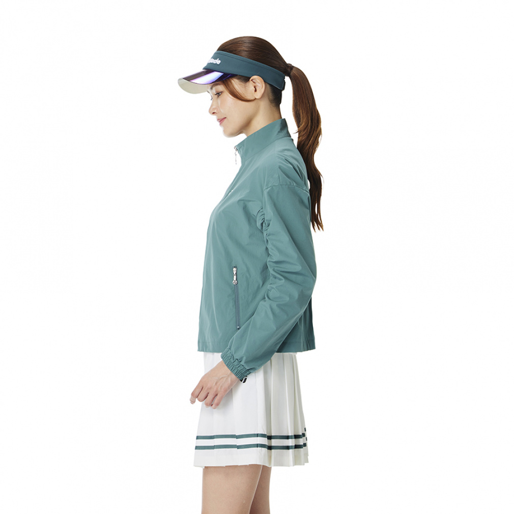 TaylorMade Ladies' Golf Wear Shirring Full-Zip Jacket TL785
