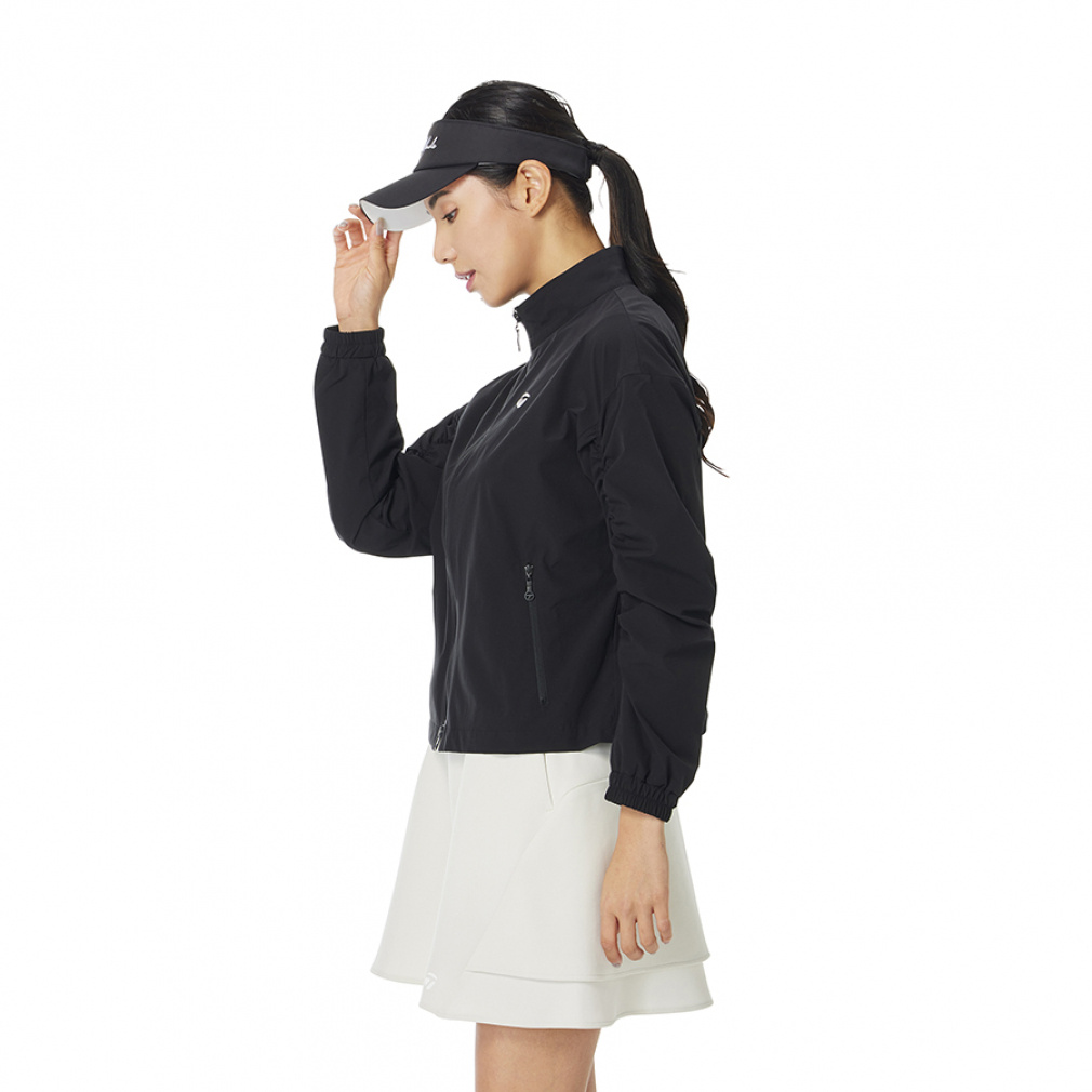 TaylorMade Ladies' Golf Wear Shirring Full-Zip Jacket TL785
