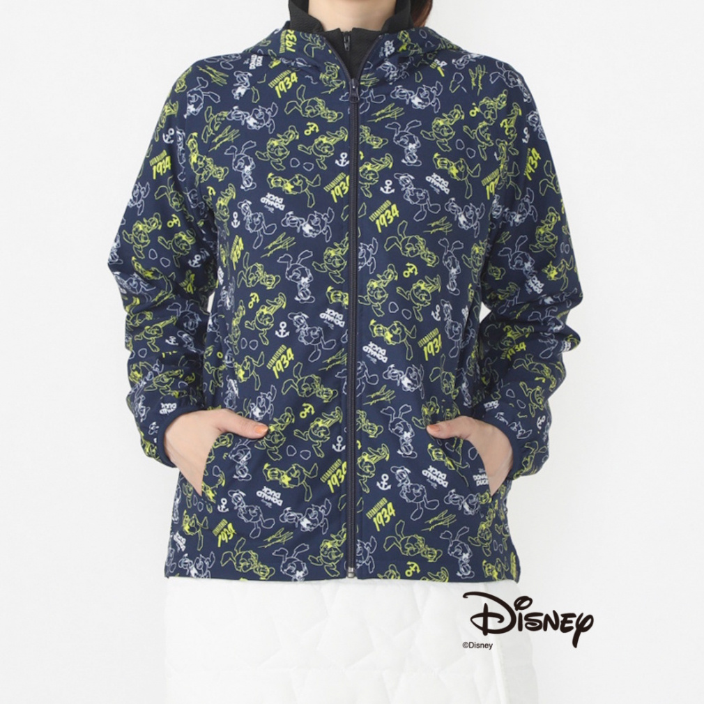 Disney Women's Golf Wear Ladies iHEAT Wind Jacket DN-1W2514F-H