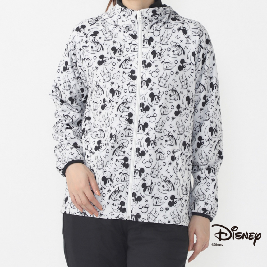 Disney Women's Golf Wear Ladies iHEAT Wind Jacket DN-1W2514F-H