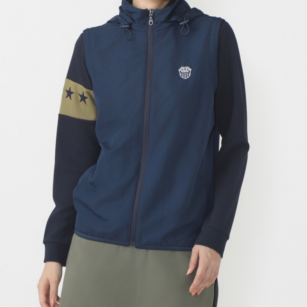kolwin Women's Golf Wear 2-Way Gậy hybrid / utility Hoodie KO-1W2614F2W