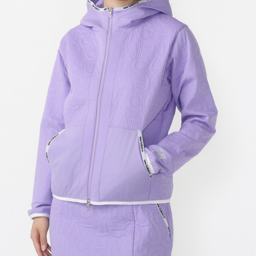 new balance Women's Golf Wear QUILTED FULL ZIP HOODIE 0124220502