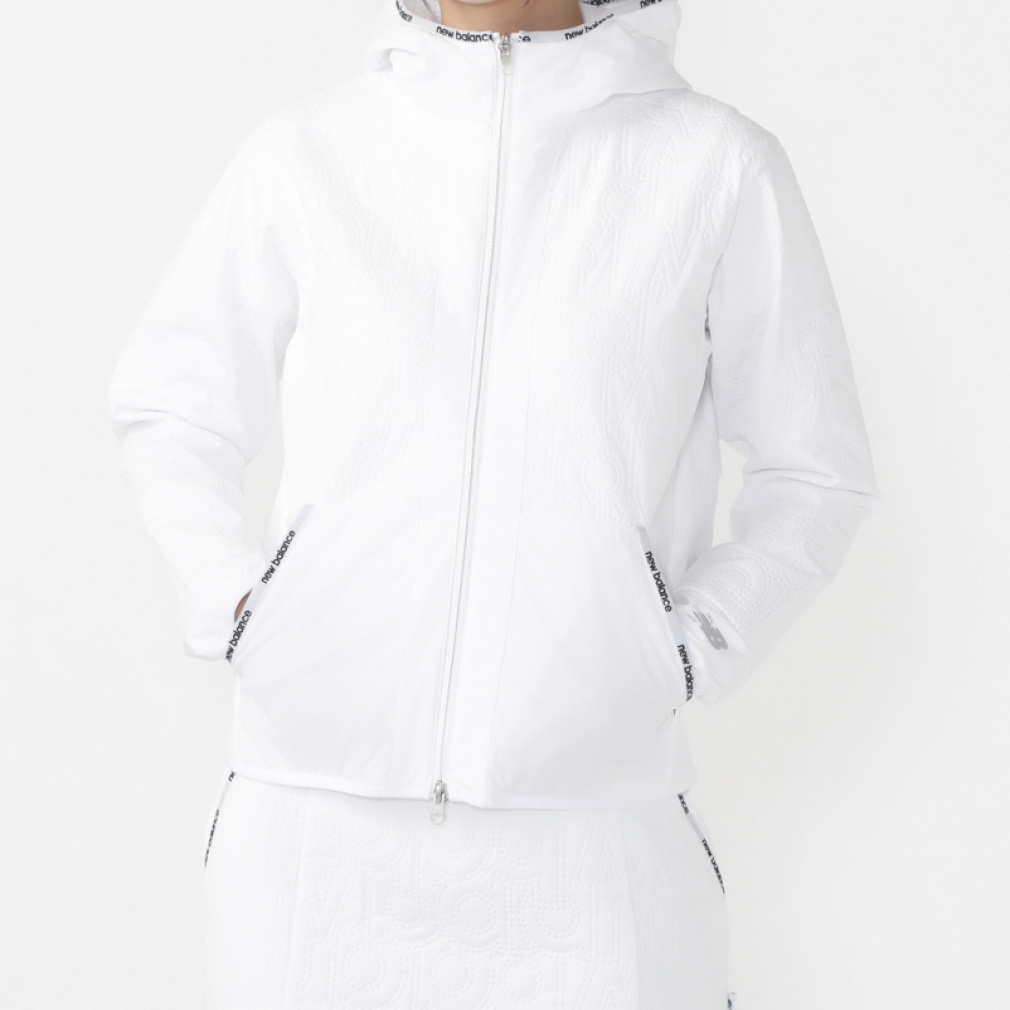 new balance Women's Golf Wear QUILTED FULL ZIP HOODIE 0124220502
