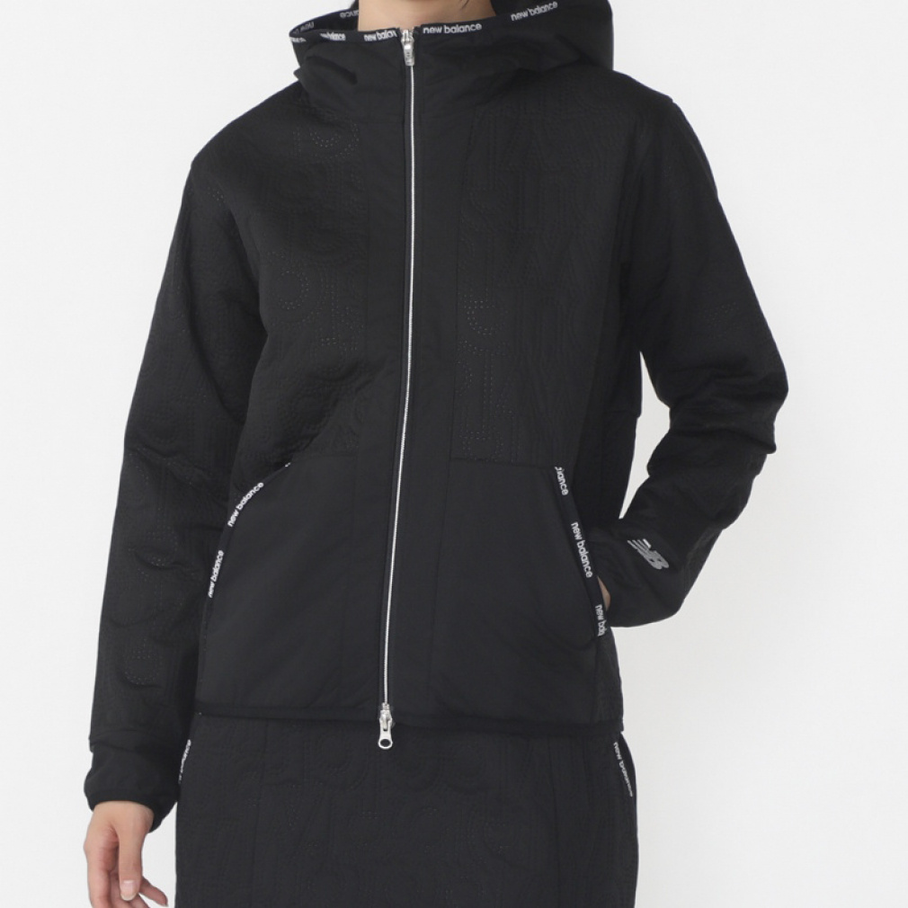 new balance Women's Golf Wear QUILTED FULL ZIP HOODIE 0124220502