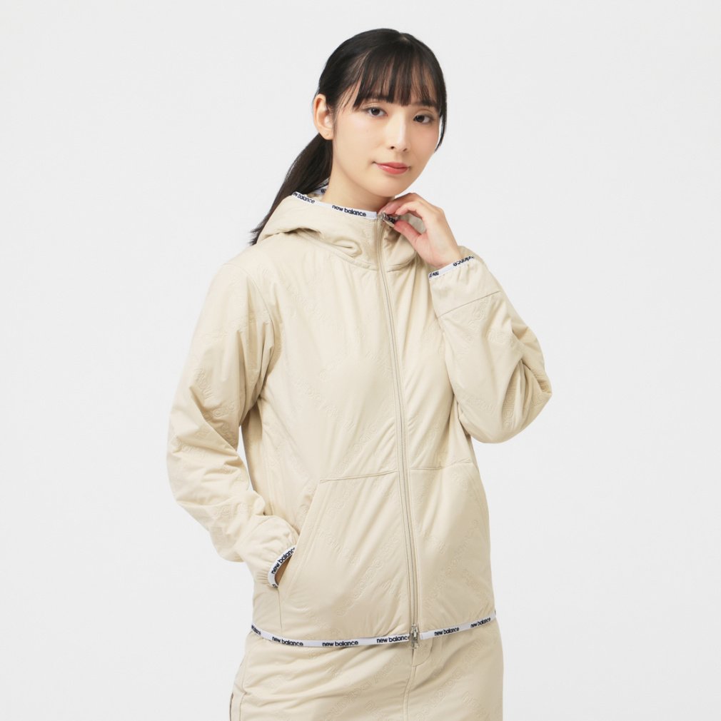 new balance Ladies' Golf Wear QUILTED FULL ZIP HOODIE 0125220503