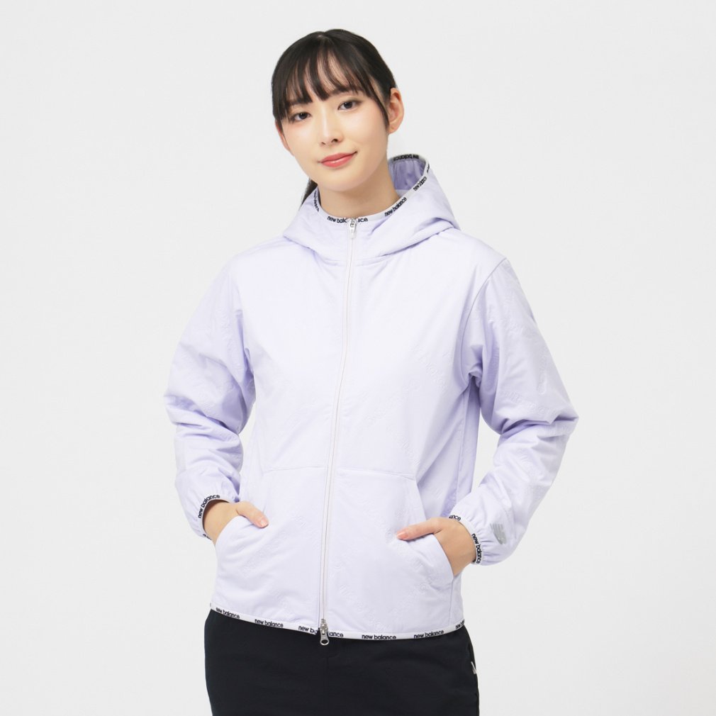 new balance Ladies' Golf Wear QUILTED FULL ZIP HOODIE 0125220503