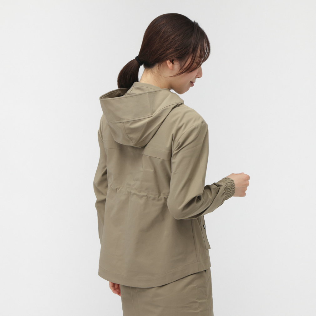 DESCENTE GOLF Ladies' Golf Wear Durable Water-Repellent Windproof Full-Zip Hoodie Jacket DG5FJK50L