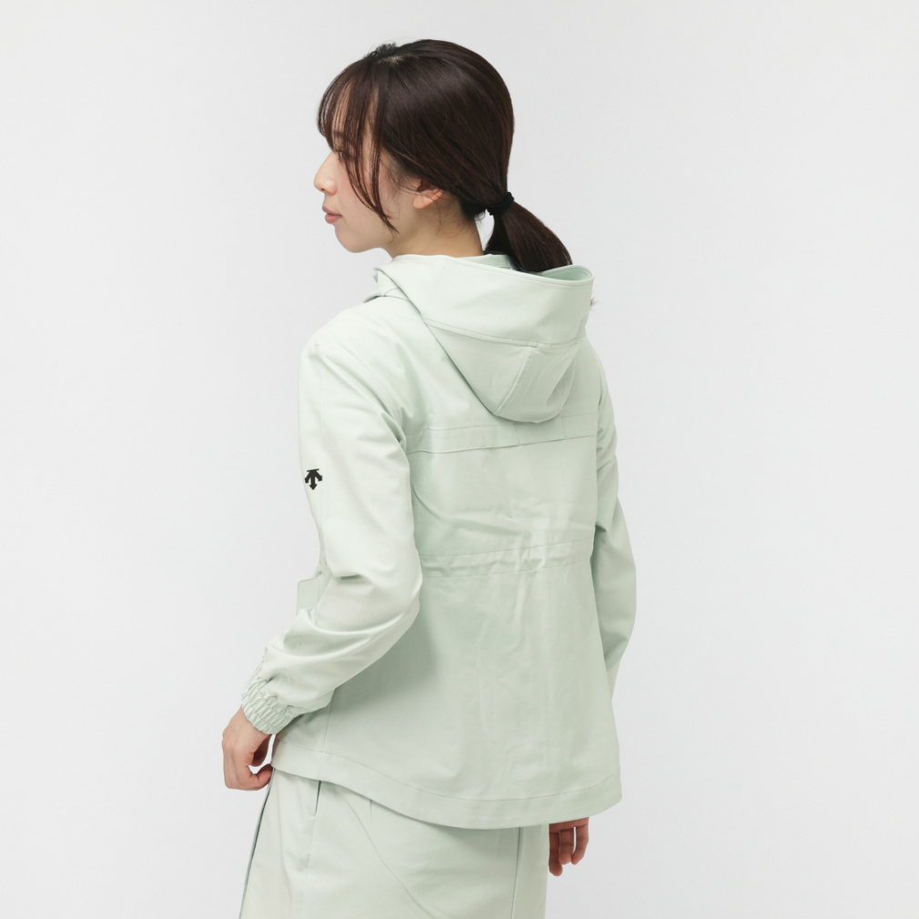 DESCENTE GOLF Ladies' Golf Wear Durable Water-Repellent Windproof Full-Zip Hoodie Jacket DG5FJK50L