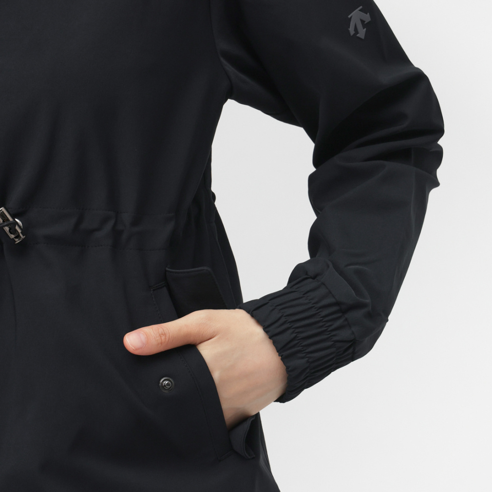 DESCENTE GOLF Ladies' Golf Wear Durable Water-Repellent Windproof Full-Zip Hoodie Jacket DG5FJK50L
